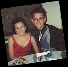 Katie and Kiel, Chicks Fans, at Prom 2000...